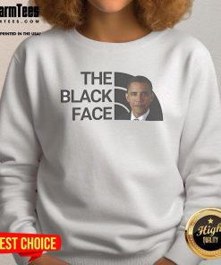 Official Barack Obama The Black Face Sweatshirt featuring unique design and bold colors, perfect for fans of Obama merchandise.