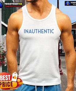 Official Benson Boone Inauthentic Tank Top featuring a stylish design, perfect for fans of the artist's unique fashion.