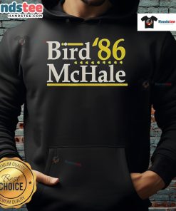 Official Bird McHale 86 Boston Legends Hoodie featuring iconic team colors and logo, perfect for basketball fans.