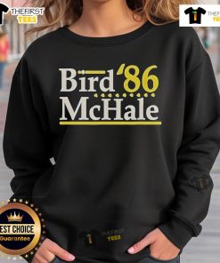 Official Bird McHale 86 Boston Legends sweatshirt featuring classic design and vibrant colors for fans.