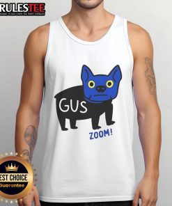 Official Blue Dog cartoon Gus on a stylish tank top, perfect for fans of unique graphic apparel.