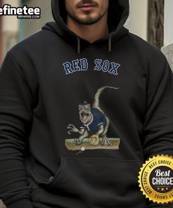 Official Boston Red Sox Tiny Turnip Velociraptor Hoodie featuring vibrant design and team logo for baseball fans.