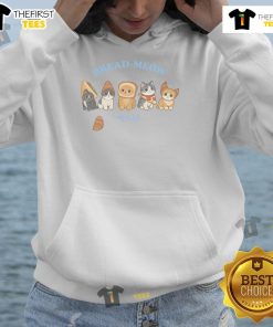 Cute Meow hoodie featuring an official bread design, perfect for cat lovers and cozy fashion enthusiasts.