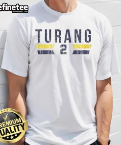 Official Brice Turang 2 Milwaukee Font Vintage T-Shirt featuring classic design and team colors for fans and collectors.