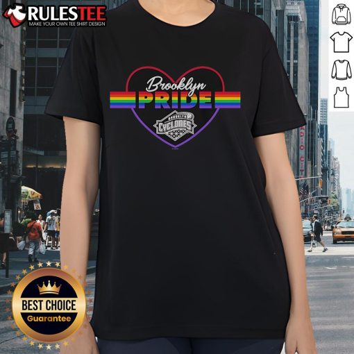 Official Brooklyn Cyclones Pride Horford Ladies Tee in vibrant colors, perfect for fans and showing team spirit.