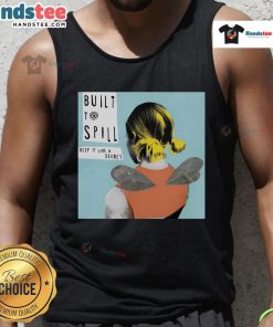 Official Built To Spill Keep It Like A Secret tank top featuring a stylish design, perfect for casual wear and music fans.