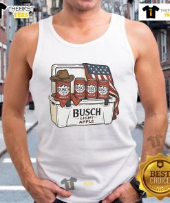 Official Busch Light Apple tank top featuring a vibrant design perfect for summer gatherings and outdoor events.