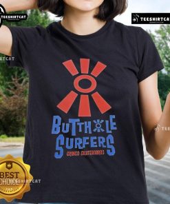 Official Butthole Surfers Gringo Skateboards Super Ladies Tee featuring vibrant graphics and a stylish fit.