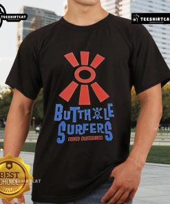 Official Butthole Surfers Gringo Skateboards Super T-Shirt featuring vibrant graphic design and bold colors.