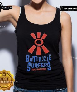 Alt Text: Official Butthole Surfers Gringo Skateboards super tank top featuring vibrant colors and unique graphic design.