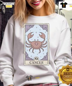 Official Cancer Card Sweatshirt featuring a bold design for cancer awareness and support in a cozy fit.
