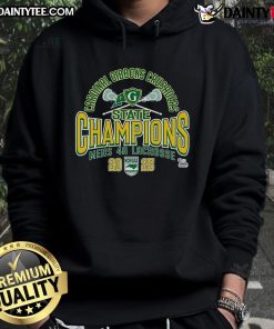 Official Cardinal Gibbons Crusaders 2025 NCHSAA Women's 4A Lacrosse State Champions Hoodie in vibrant colors.