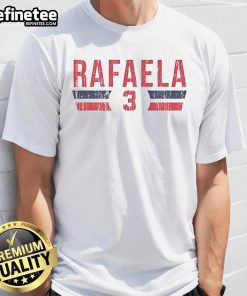 Official Ceddanne Rafaela 3 Boston Font Vintage T-Shirt showcasing retro design and vibrant colors, perfect for fans.