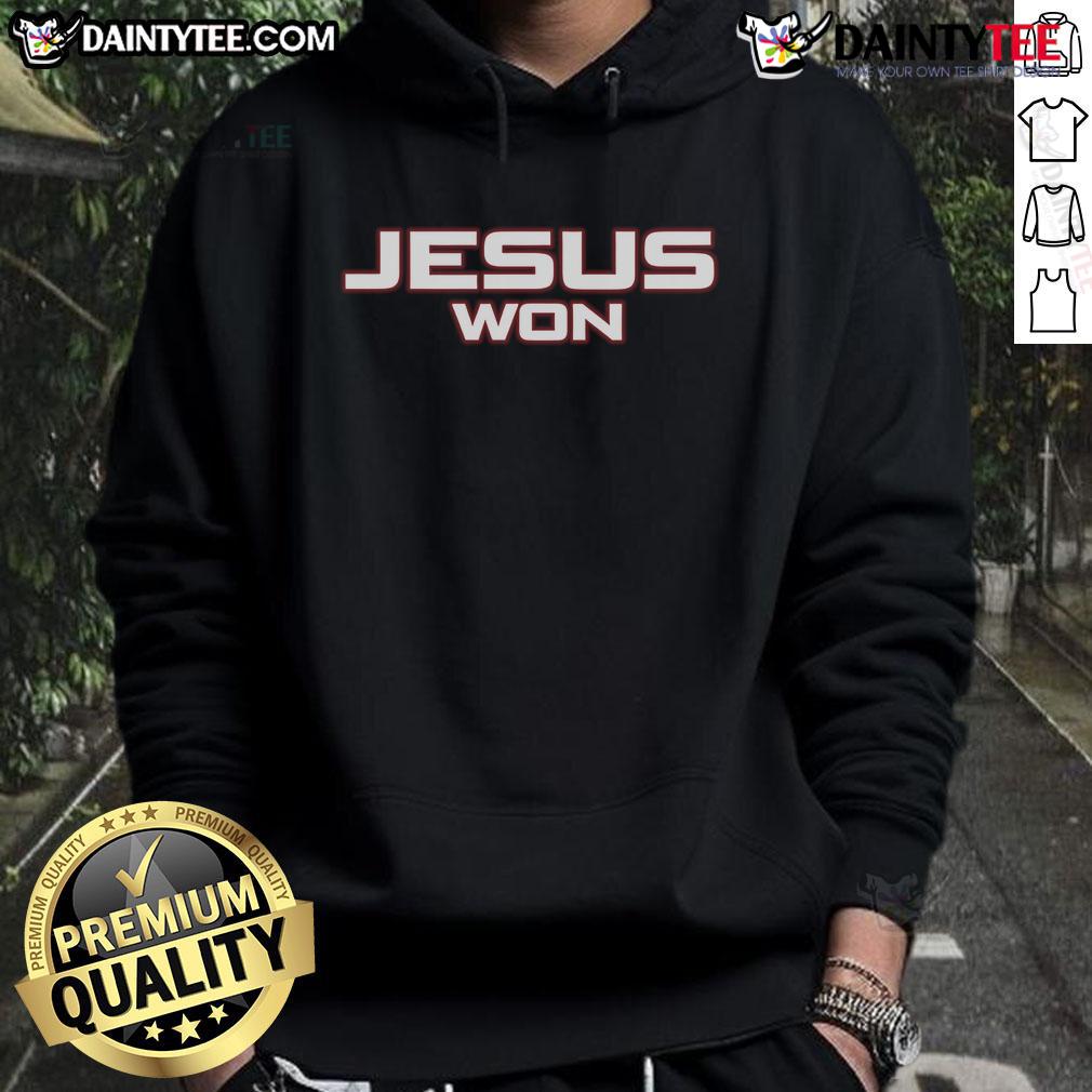Official Chas Mccormick Jesus Won Hoodie Official Chas McCormick Jesus Won hoodie featuring bold graphics and a comfortable fit, perfect for fans and casual wear.