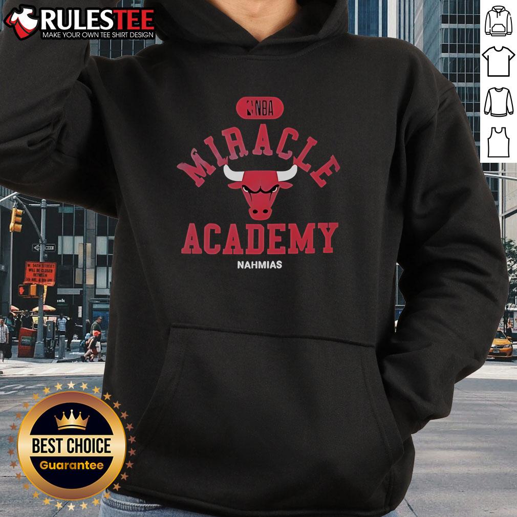 Official Chicago Bulls Miracle Academy Nba Collection Hoodie Official Chicago Bulls Miracle Academy NBA Collection Hoodie featuring team logo and stylish design in red and black.