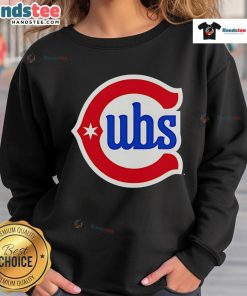 Official Chicago Cubs logo alternate sweatshirt featuring vibrant colors and team branding, perfect for fans.