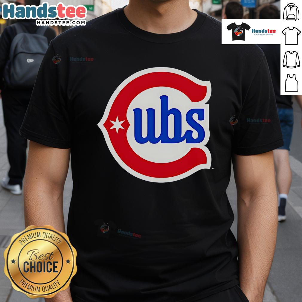 Official Chicago Cubs Logo Alternate T Shirt Alt Text: Official Chicago Cubs logo alternate t-shirt featuring bold design and vibrant colors, perfect for fans and collectors.