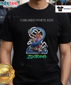 Official Chicago White Sox Zootopia 2 T-Shirt featuring vibrant graphics and team logo, perfect for fans of all ages.