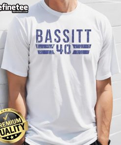 Official Chris Bassitt 40 Toronto Vintage T-Shirt featuring a retro design, perfect for baseball fans and collectors.