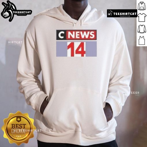 Official Cnews 14 Hoodie featuring a stylish design, perfect for casual wear and showcasing the latest Cnews fashion.