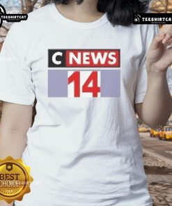 Official Cnews 14 Ladies Tee featuring stylish design and comfortable fit, perfect for casual wear.