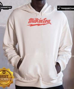 Official Colin Furze Milk In Tea Logo Bolt Hoodie featuring a bold design and vibrant colors, perfect for fans and fashion.