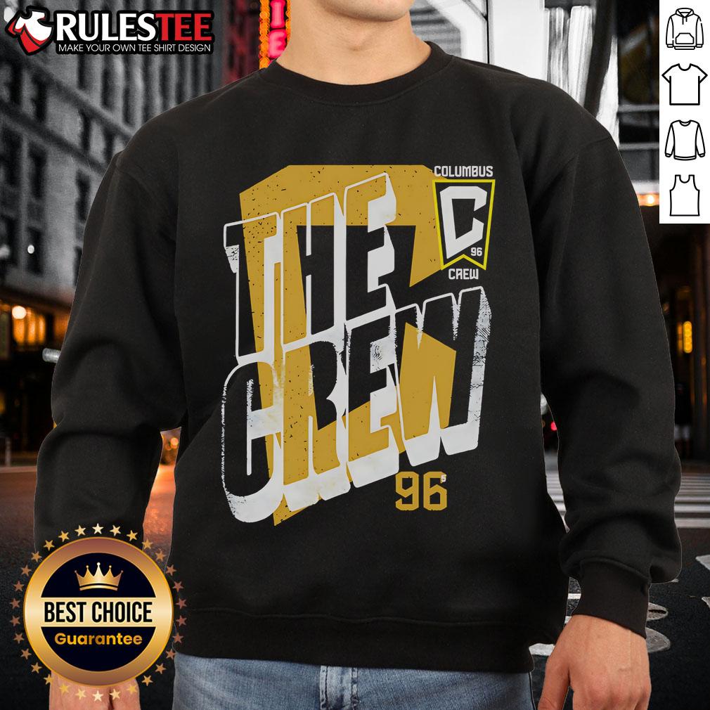 Official Columbus Crew Wave Bold Sweatshirt Official Columbus Crew Wave Bold Sweatshirt in black, showcasing team logo and stylish design for fans.