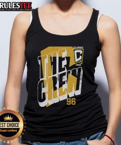 Official Columbus Crew Wave Bold Tank Top featuring team colors and logo, perfect for game day or casual wear.
