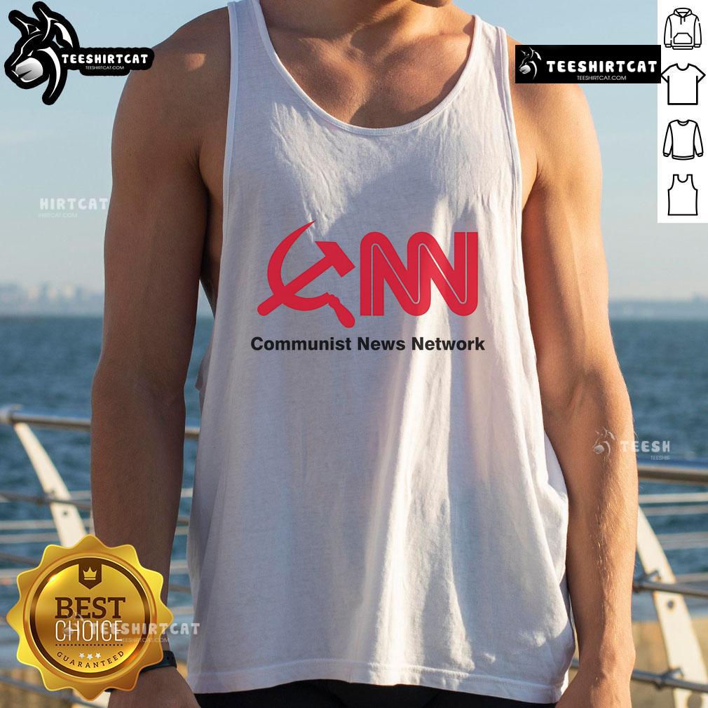 Official Communist News Network Tank Top Official Communist News Network tank top featuring bold logo design, perfect for supporters of communist ideals and fashion.