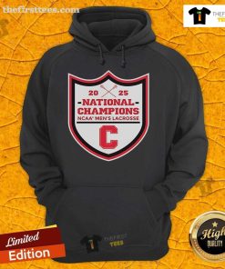 Official Cornell Big Red 2025 NCAA Men's Lacrosse National Champions Hoodie showcasing team pride and victory in style.
