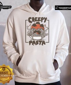 Official Creepy Pasta Funny Pasta Hoodie featuring a playful design perfect for fans of horror and humor. Stylish and comfortable!