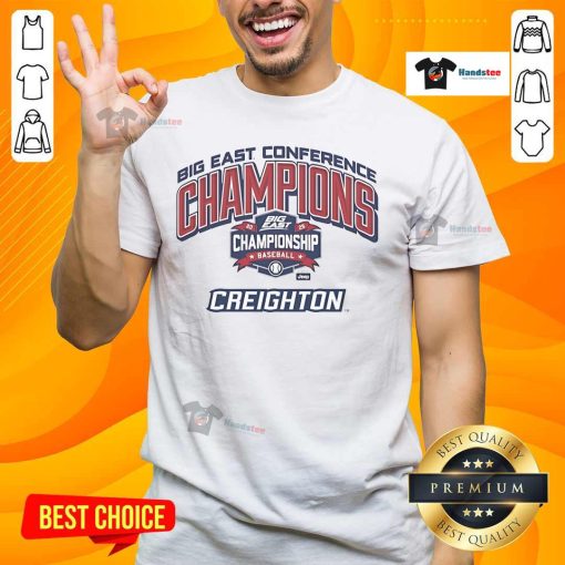 Alt Text: Official Creighton Bluejays Big East Conference Champions 2025 Jeep T-Shirt featuring team logo and championship design.