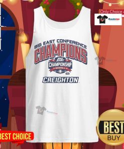 Alt Text: Official Creighton Bluejays Big East Champions 2025 Baseball Jeep Tank Top, showcasing team pride and style.