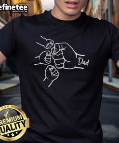 Official Dad Hands Fathers Day Celebration T-Shirt featuring fun graphics, perfect gift for dads on Father's Day.