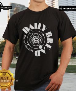 Alt Text: Official Daily Bread Applying Pressure T-Shirt featuring bold graphics and a stylish design for casual wear.