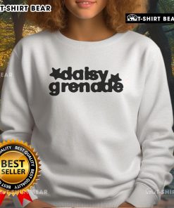 Official Daisy Grenade Star Sweatshirt in black featuring a bold graphic design, perfect for casual streetwear style.