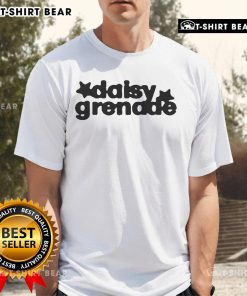Alt Text: Official Daisy Grenade Star T-Shirt featuring a bold design and vibrant colors, perfect for casual wear.