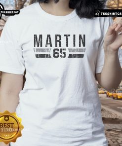 Alt Text: Vintage ladies tee featuring the 'Official Davis Martin 65 Chicago W Font' design in a stylish cut and color.