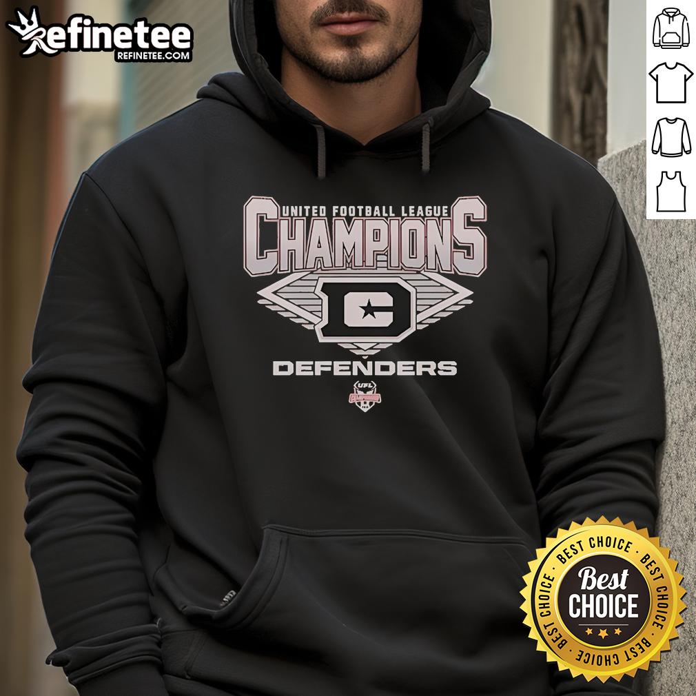 Official Dc Defenders 2025 Ufl Champions Diamond Hoodie Official DC Defenders 2025 UFL Champions Diamond Hoodie showcasing team logo and stylish design for fans.