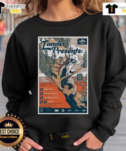 Official Deer Tick Lander Presents June 19, 2025 sweatshirt featuring a stylish design for fans of the band.