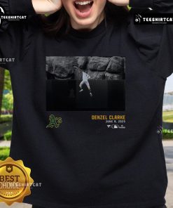 Official Denzel Clarke athletics graphic player sweatshirt featuring bold design and comfortable fit for sports enthusiasts.
