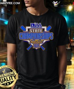 Alt Text: Official Diaa State Softball Championships 2025 Logo T-Shirt featuring vibrant colors and bold championship logo design.