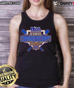 Official DIAA State Softball Championships 2025 logo tank top featuring vibrant design and athletic fit for fans.
