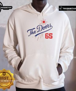 Official LA Dodgers hoodie for summer baseball, featuring vibrant team colors and logo for fans and players.