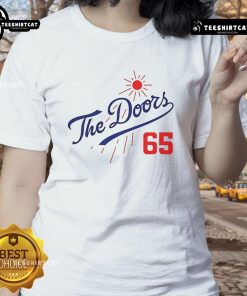 Official LA Dodgers Ladies Tee - Summer Baseball 65, stylish and comfortable for fans supporting their team.