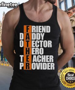 Official Father The Ultimate Hero Father's Day Tank Top featuring bold graphics and a comfortable fit for celebrating dads.