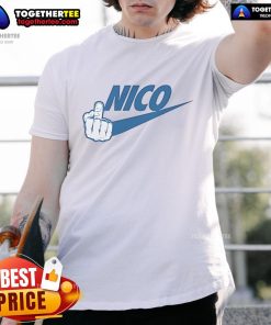 Official Fck Nico Dallas Mavericks T-Shirt featuring bold graphic design, perfect for fans and streetwear enthusiasts.
