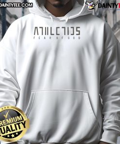 Official Fear of God Athletics Quickdry Jersey Performance Hoodie in black, featuring a sleek design and breathable fabric.