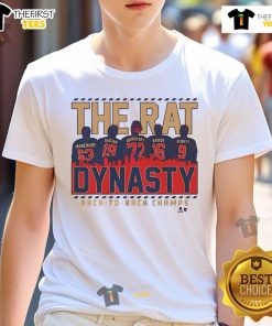 Official Florida Hockey The Rat Dynasty T-Shirt featuring vibrant team colors and logo, perfect for hockey fans.