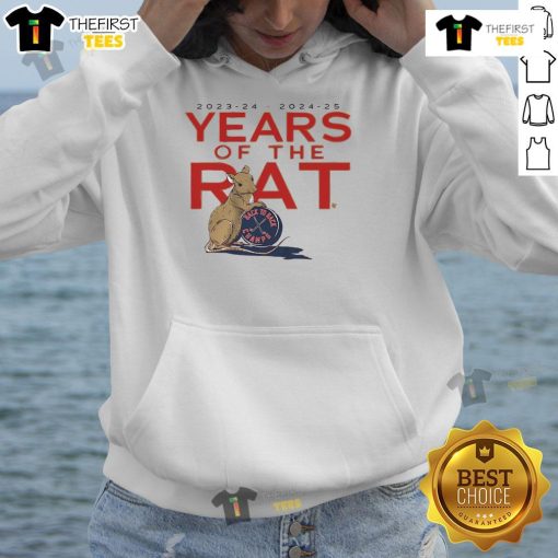 Official Florida Hockey Years of the Rat Hoodie featuring team colors and logo, perfect for fans and collectors.